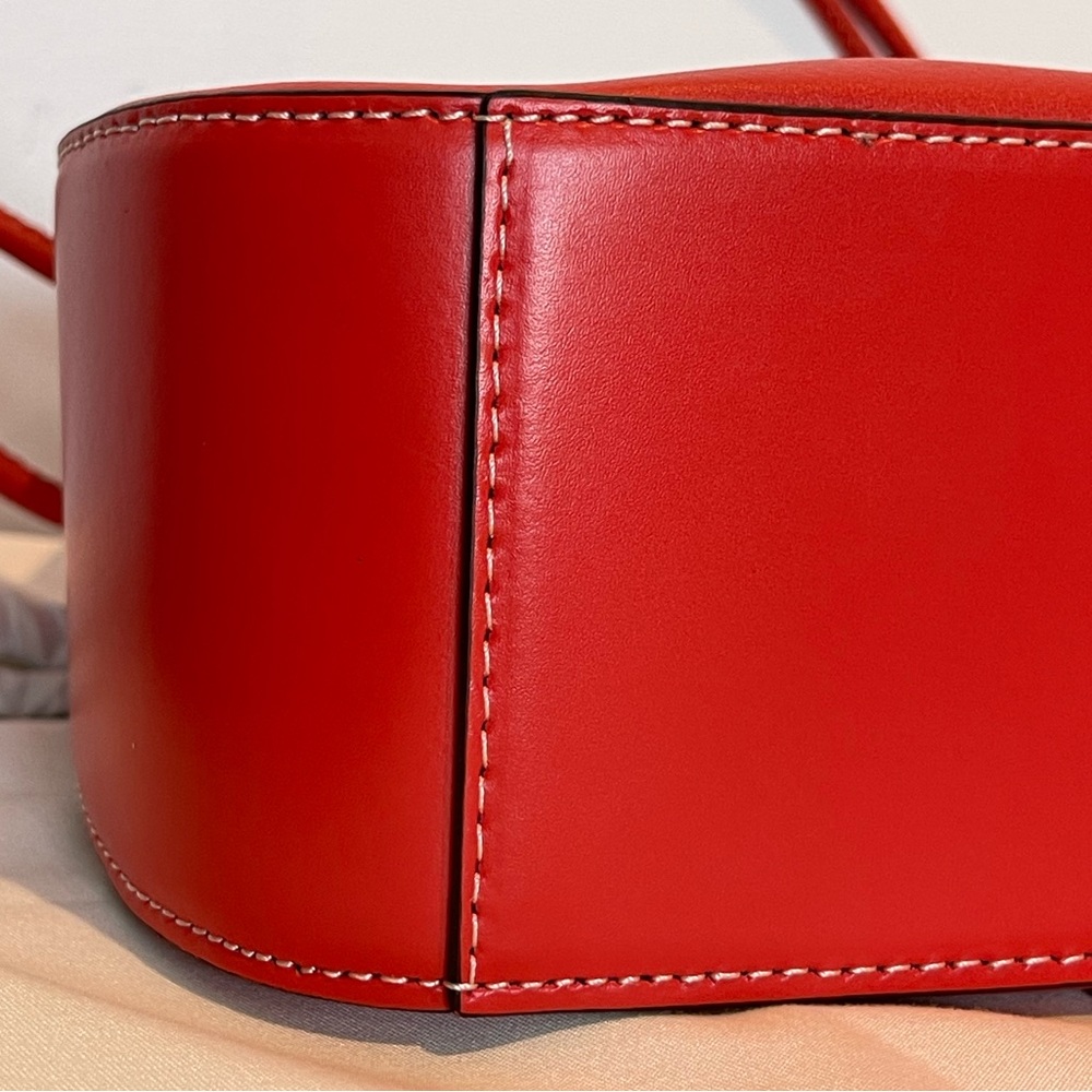 Staud Kiki Shoulder Bag Blood Orange - Picture 8 of 15